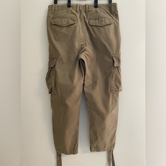 Allsaints Kora Trouser in Washed Khaki - Picture 7 of 9